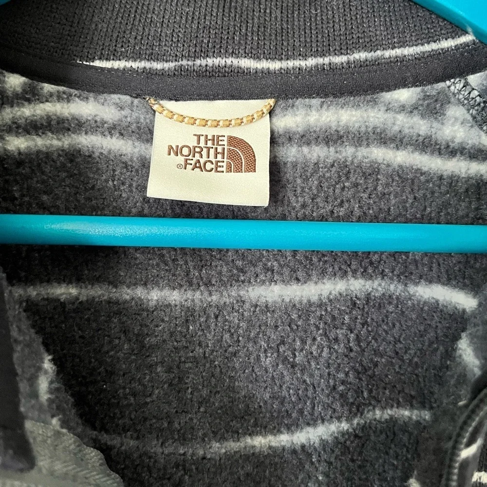 Mens The North Face Printed Gordon Lyons Quarter Zip Fleece Pullover Medium - Picture 4 of 13